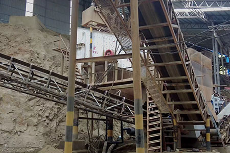 500tph limestone sand making production line in Argentina