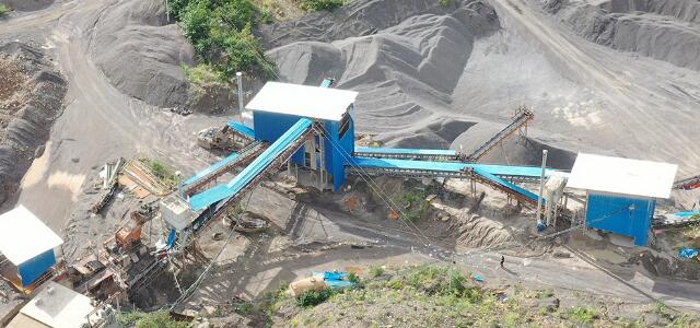 850tph limestone crushing production line in Indonesia